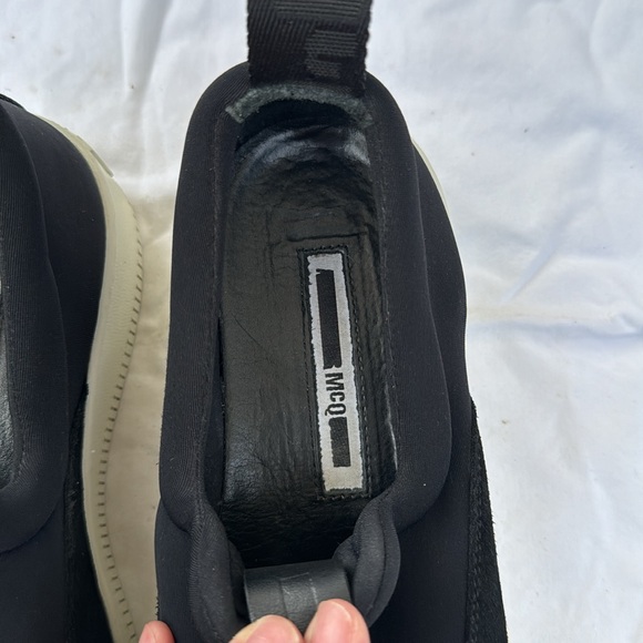 McQ Neoprene and Leather Slip On Sneaker - Picture 3 of 7